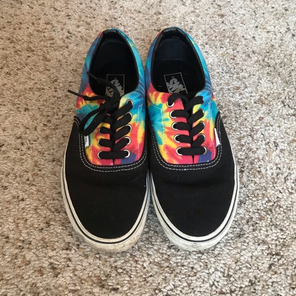 Vans Other - Vans | rainbow tie dye Era low lace